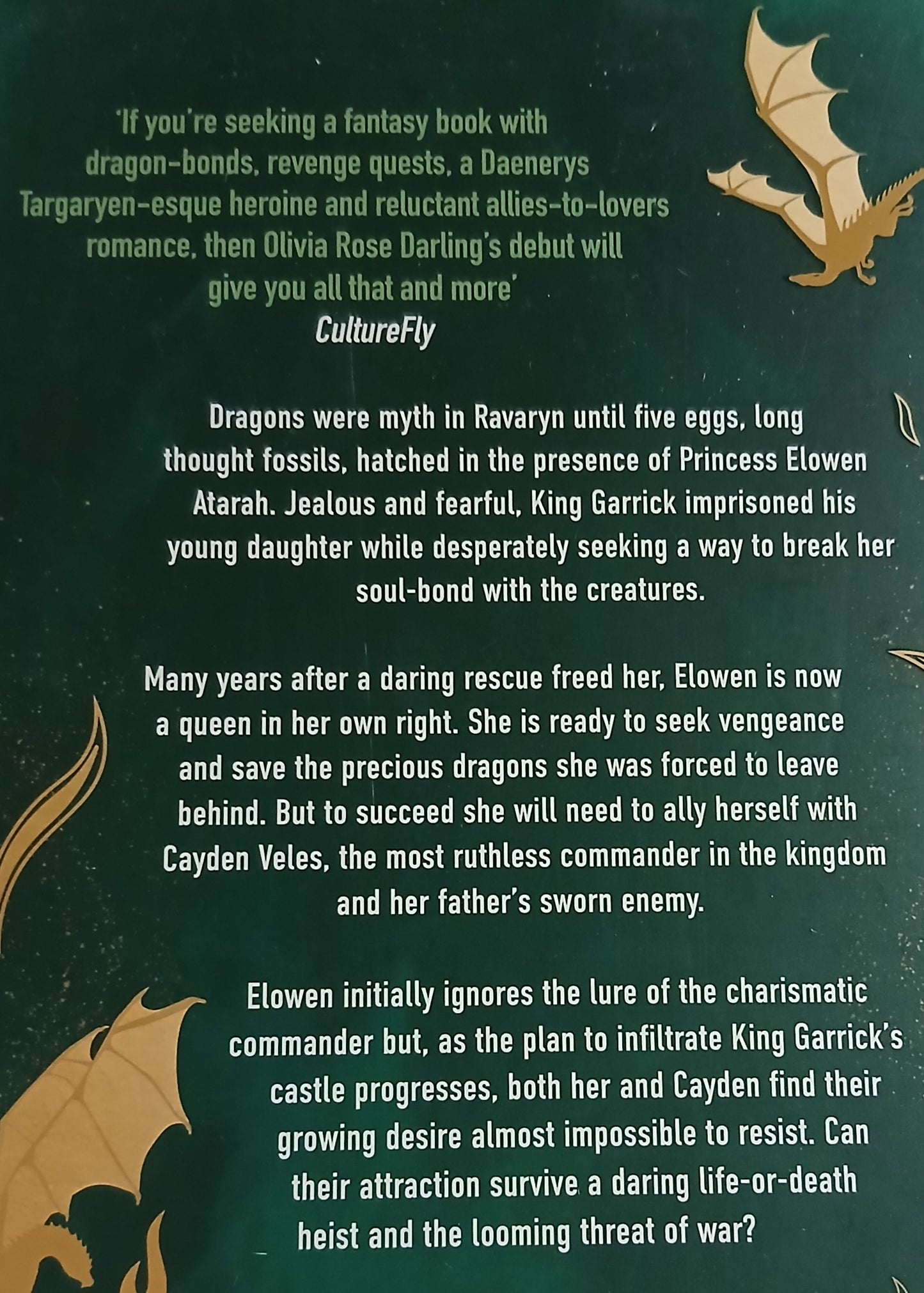 Fear the flames - Sprayed edge