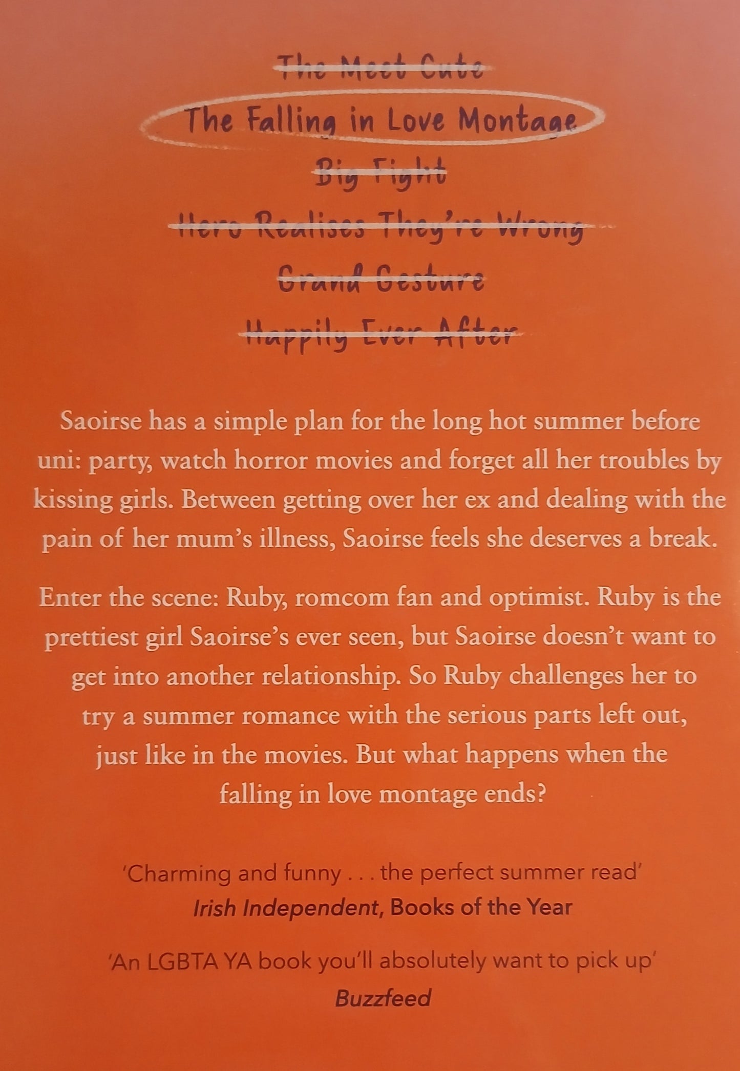 The falling in love montage